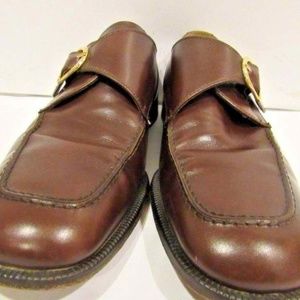 GINO ROSSI Size 11 Brown Loafers Dress Mens B6B49